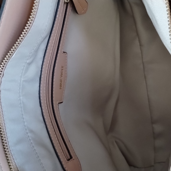 Nine West Women's Payton Small  Logofloral Tote Purse - Picture 7 of 9